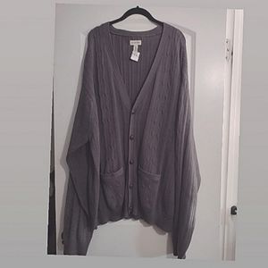 New!!!  / St. John's Bay Sweater / 3XLT / Gray